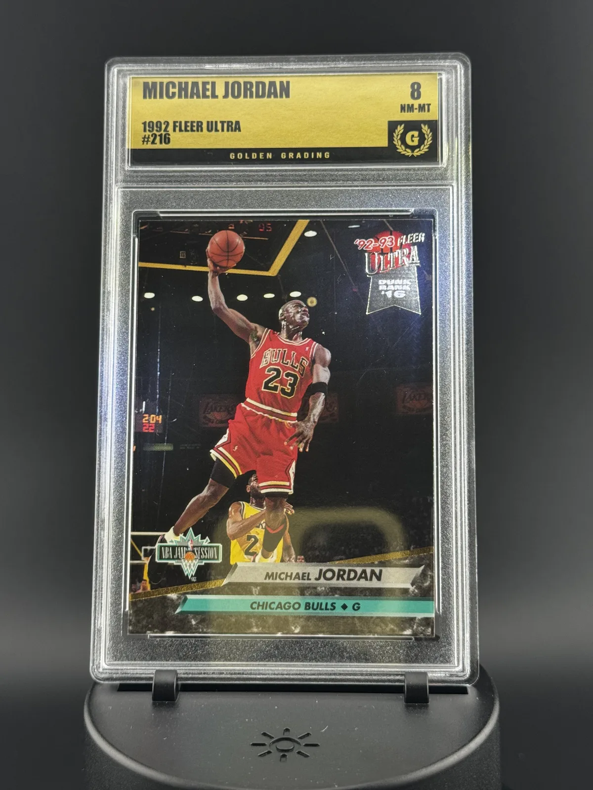 1992-93 Fleer Ultra Michael Jordan #216 NBA Jam Session GG 8